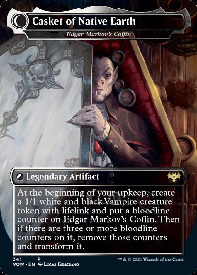 Edgar, Charmed Groom // Edgar Markov's Coffin - Dracula the Voyager // Casket of Native Earth [Innistrad: Crimson Vow] | The CG Realm