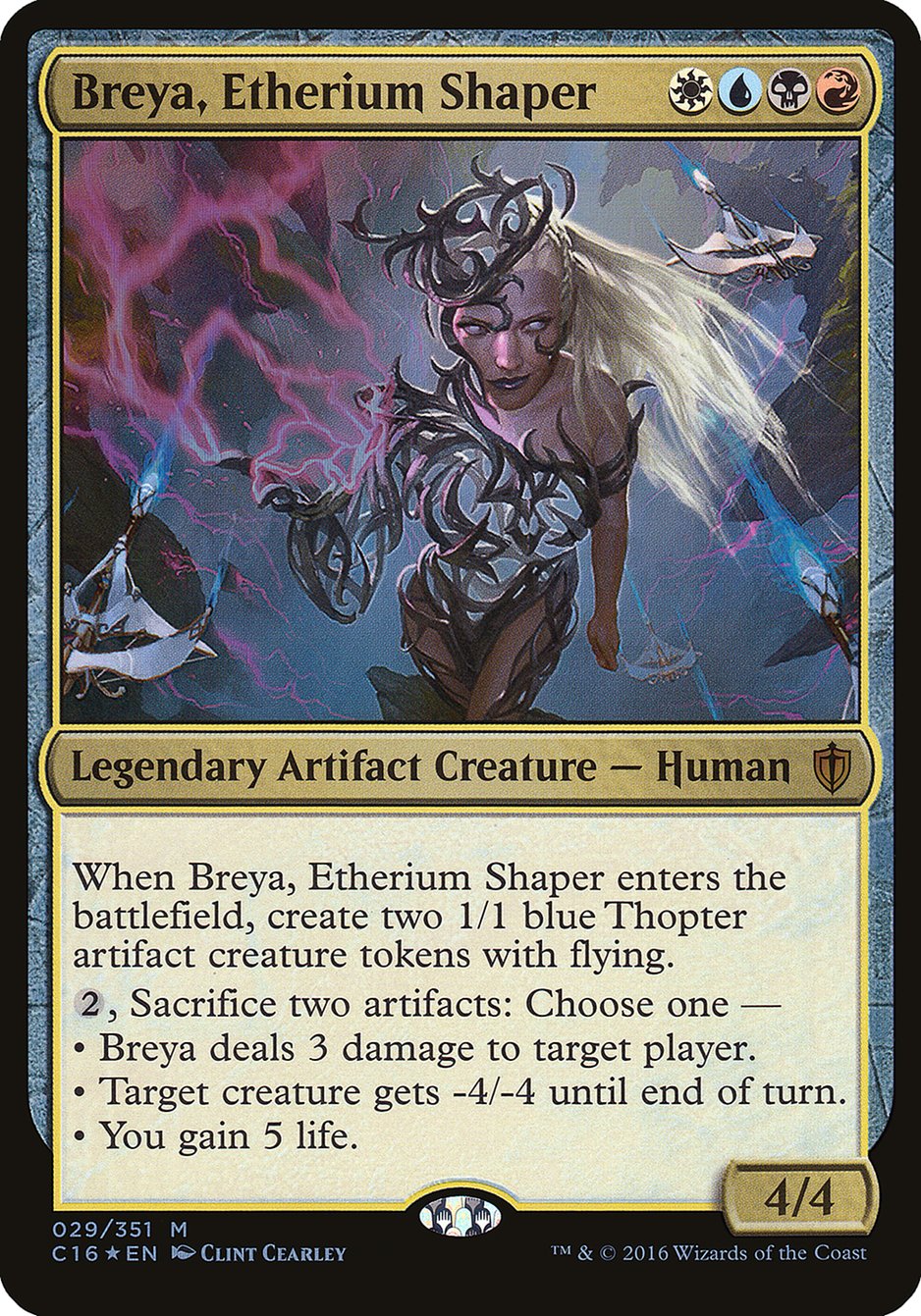 Breya, Etherium Shaper (Oversized) [Commander 2016 Oversized] | The CG Realm