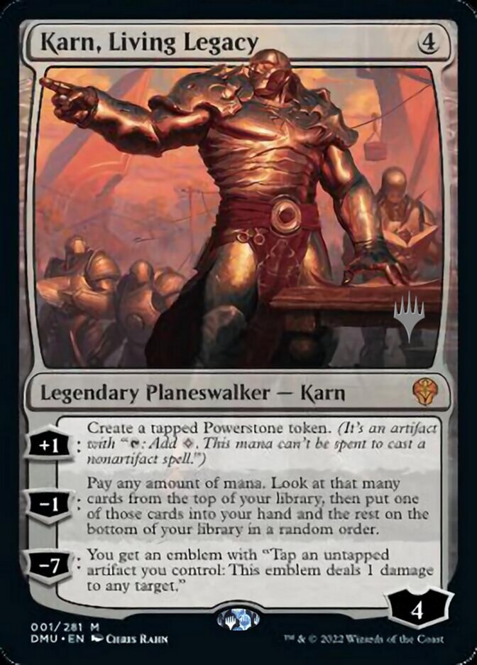 Karn, Living Legacy (Promo Pack) [Dominaria United Promos] | The CG Realm