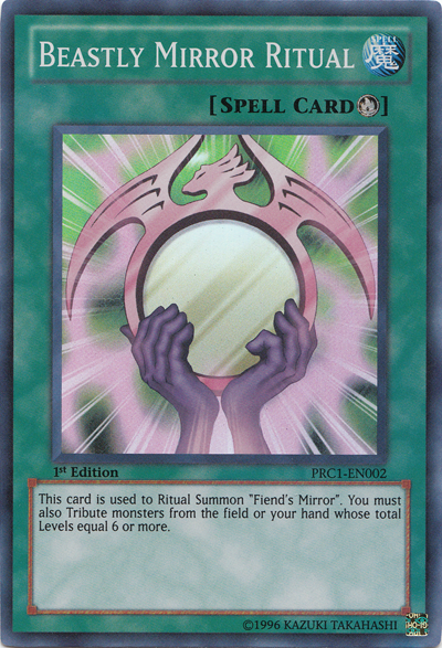 Beastly Mirror Ritual [PRC1-EN002] Super Rare | The CG Realm