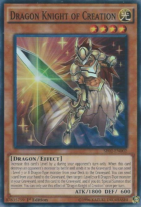 Dragon Knight of Creation [SR02-EN002] Super Rare | The CG Realm