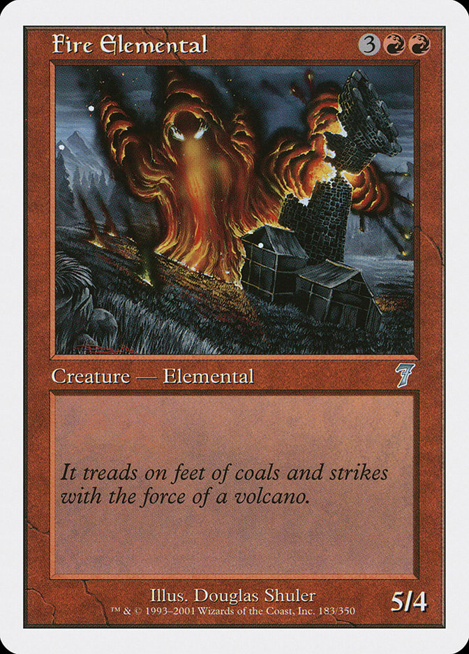 Fire Elemental [Seventh Edition] | The CG Realm