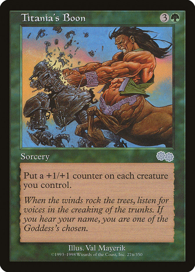 Titania's Boon [Urza's Saga] | The CG Realm