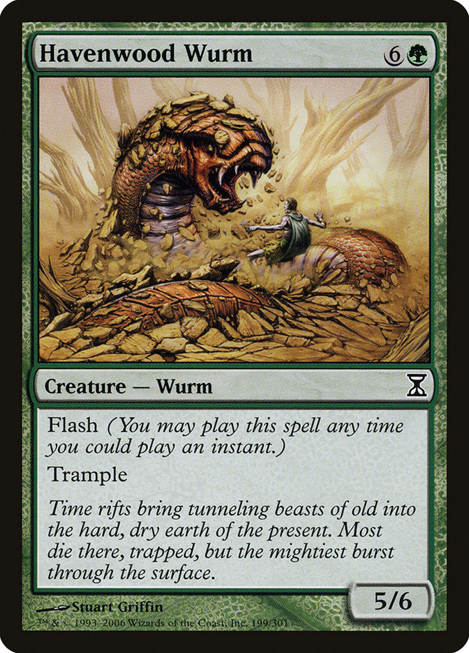 Havenwood Wurm [Time Spiral] | The CG Realm