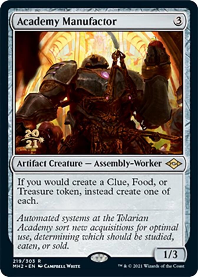 Academy Manufactor [Modern Horizons 2 Prerelease Promos] | The CG Realm