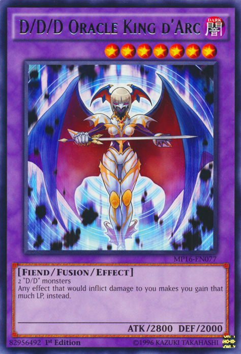 D/D/D Oracle King d'Arc [MP16-EN077] Rare | The CG Realm