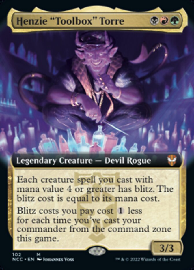 Henzie "Toolbox" Torre (Extended Art) [Streets of New Capenna Commander] | The CG Realm