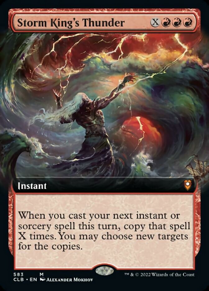 Storm King's Thunder (Extended Art) [Commander Legends: Battle for Baldur's Gate] | The CG Realm