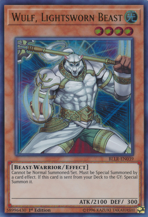 Wulf, Lightsworn Beast [BLLR-EN039] Ultra Rare | The CG Realm