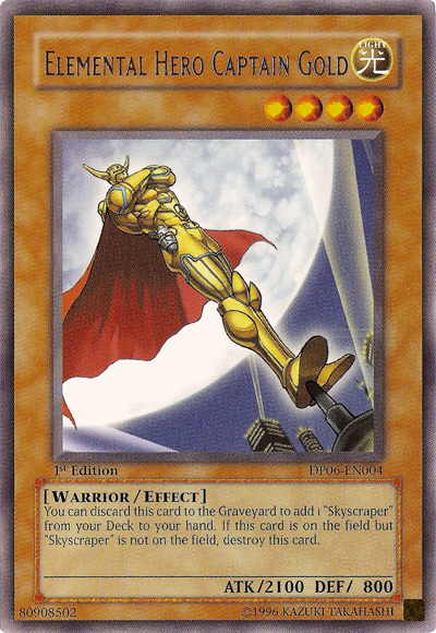 Elemental Hero Captain Gold [DP06-EN004] Rare | The CG Realm