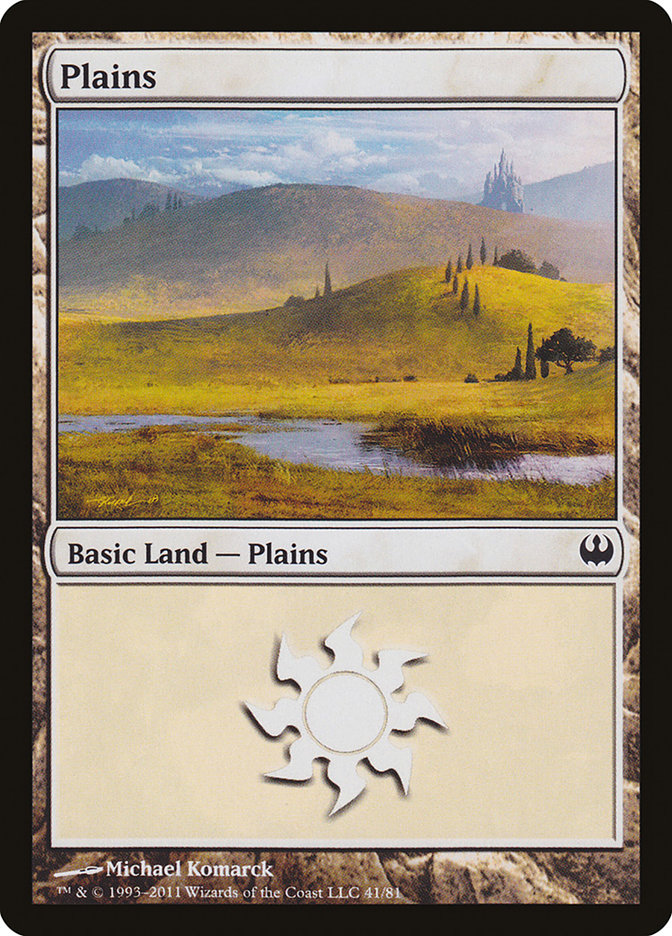 Plains (41) [Duel Decks: Knights vs. Dragons] | The CG Realm
