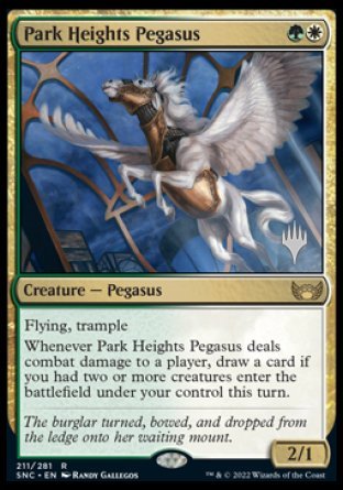 Park Heights Pegasus (Promo Pack) [Streets of New Capenna Promos] | The CG Realm