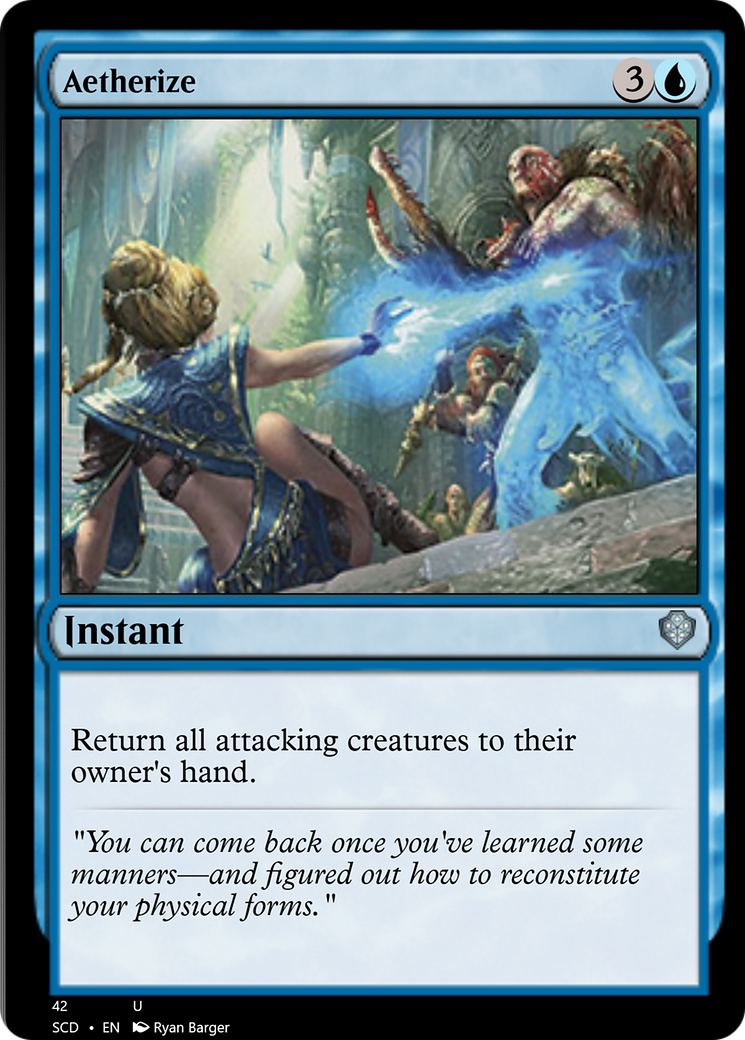 Aetherize [Starter Commander Decks] | The CG Realm