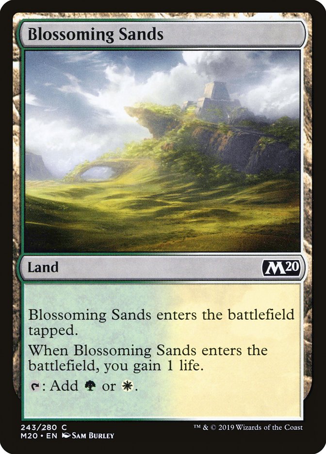 Blossoming Sands [Core Set 2020] | The CG Realm