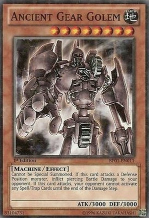 Ancient Gear Golem [BP01-EN011] Starfoil Rare | The CG Realm