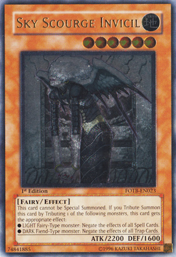 Sky Scourge Invicil [FOTB-EN023] Ultimate Rare | The CG Realm