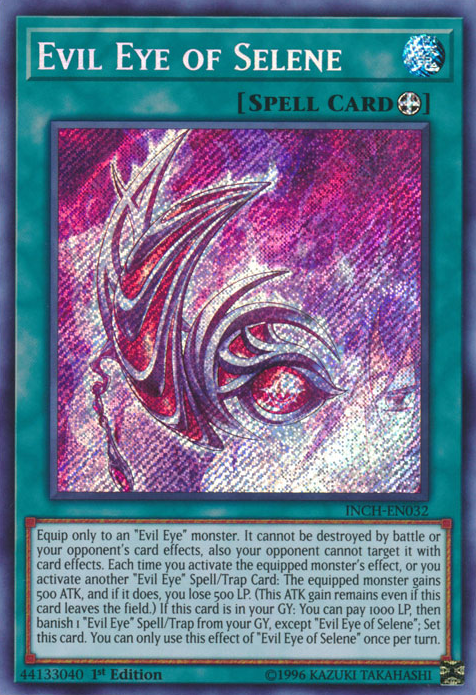 Evil Eye of Selene [INCH-EN032] Secret Rare | The CG Realm