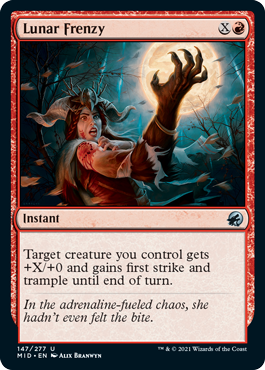 Lunar Frenzy [Innistrad: Midnight Hunt] | The CG Realm