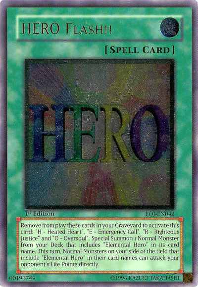 HERO Flash!! [EOJ-EN042] Ultimate Rare | The CG Realm