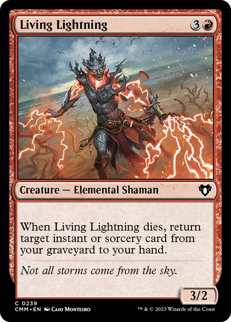 Living Lightning [Commander Masters] | The CG Realm