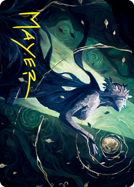 Nature's Embrace Art Card (Gold-Stamped Signature) [Innistrad: Crimson Vow Art Series] | The CG Realm