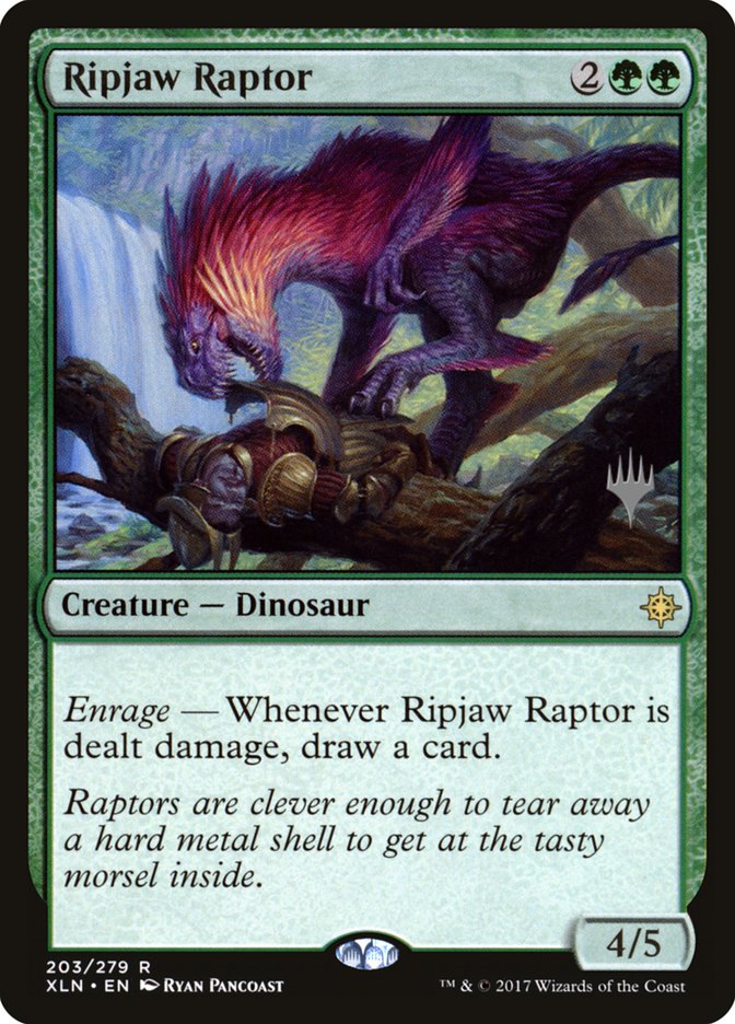 Ripjaw Raptor (Promo Pack) [Ixalan Promos] | The CG Realm