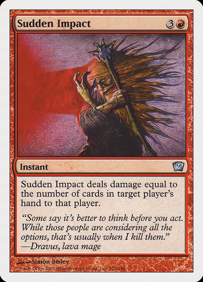 Sudden Impact [Ninth Edition] | The CG Realm