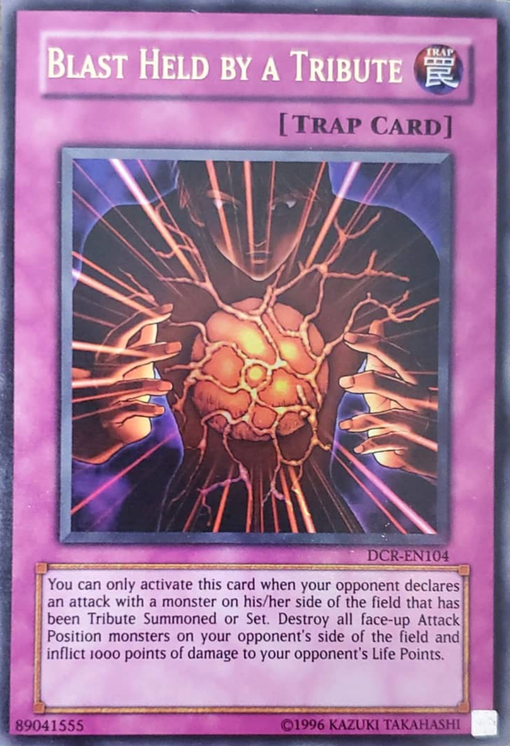 Blast Held by a Tribute [DCR-EN104] Ultra Rare | The CG Realm