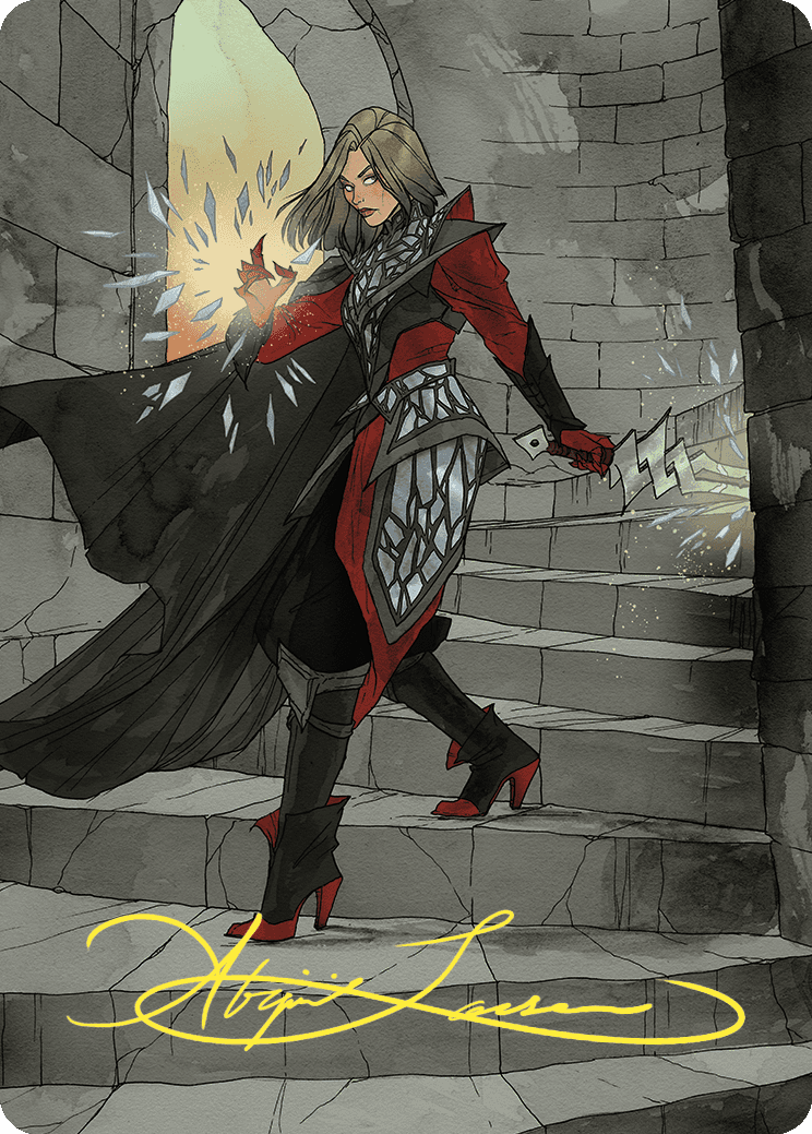 Rowan, Scion of War Art Card (59/81) (Gold-Stamped Signature) [Wilds of Eldraine Art Series] | The CG Realm