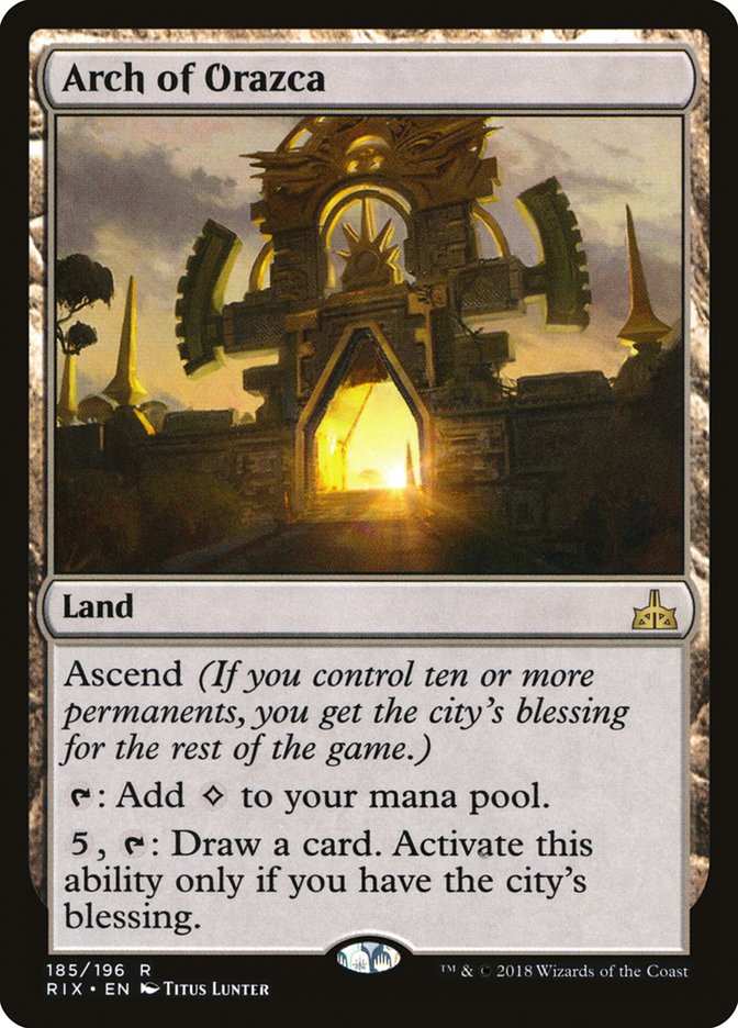 Arch of Orazca [Rivals of Ixalan] | The CG Realm