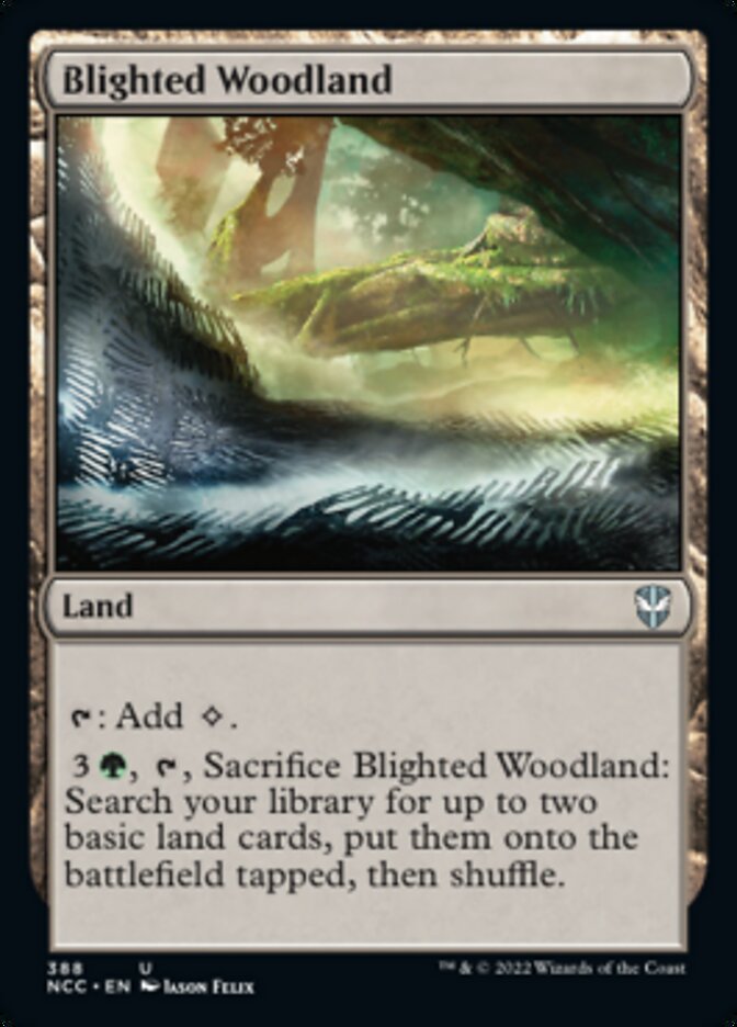 Blighted Woodland [Streets of New Capenna Commander] | The CG Realm