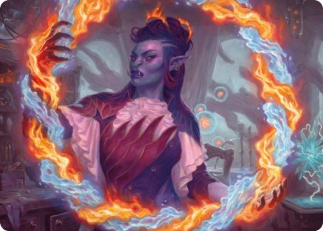 Rootha, Mercurial Artist Art Card [Strixhaven: School of Mages Art Series] | The CG Realm