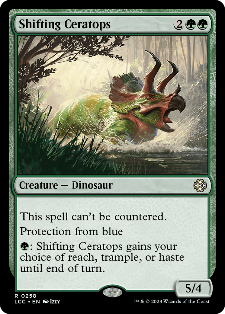 Shifting Ceratops [The Lost Caverns of Ixalan Commander] | The CG Realm