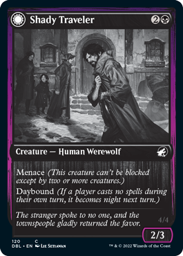 Shady Traveler (DBL-120) - Innistrad: Double Feature: (Double Faced Transform)