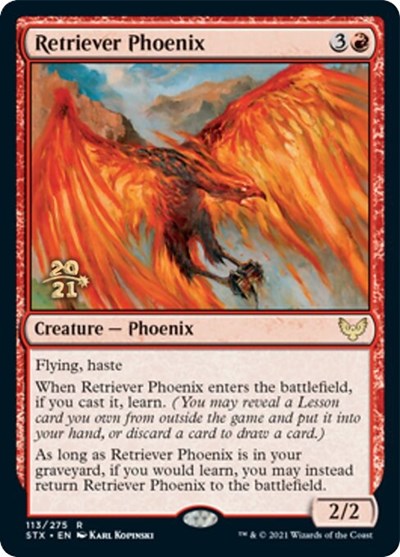 Retriever Phoenix [Strixhaven: School of Mages Prerelease Promos] | The CG Realm