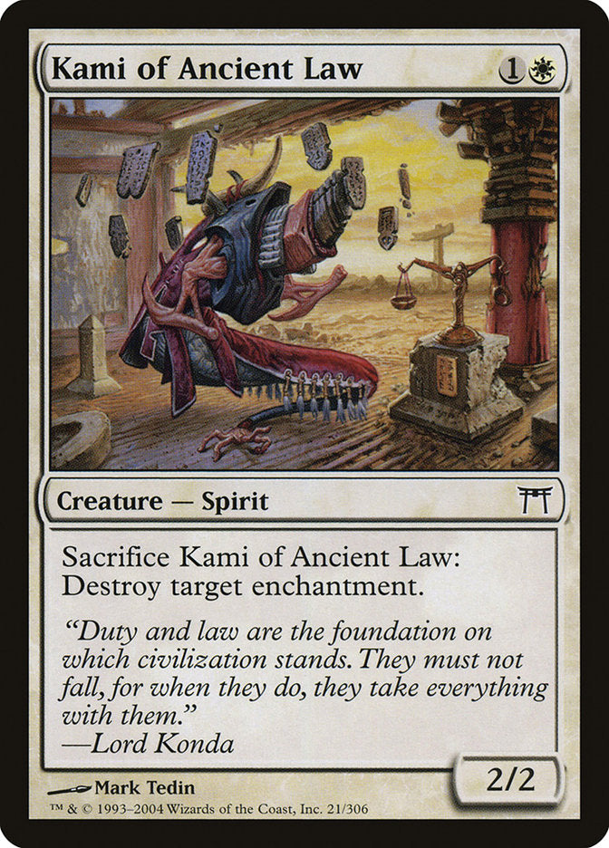 Kami of Ancient Law [Champions of Kamigawa] | The CG Realm