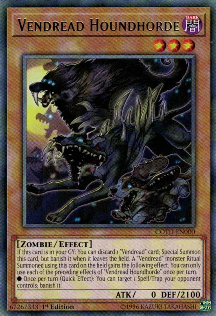 Vendread Houndhorde [COTD-EN000] Rare | The CG Realm