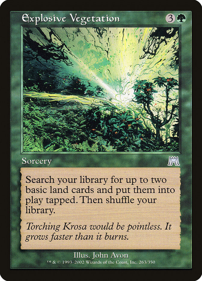 Explosive Vegetation [Onslaught] | The CG Realm