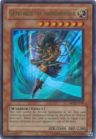 Gearfried the Swordmaster [DR3-EN142] Ultra Rare | The CG Realm