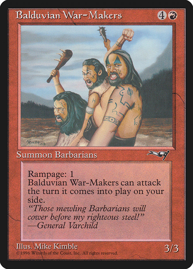 Balduvian War-Makers (Treeline Background) [Alliances] | The CG Realm