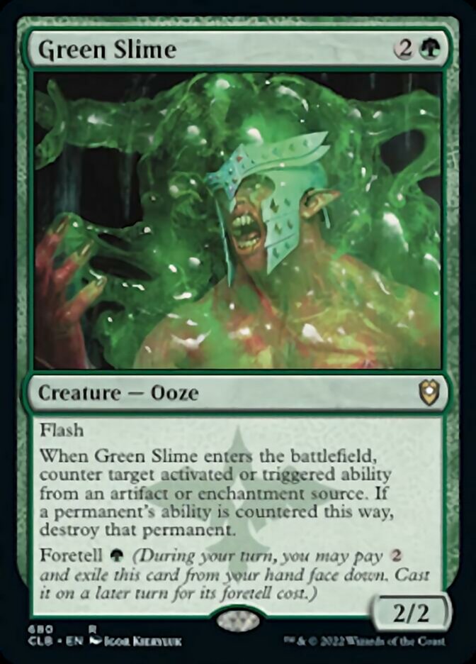Green Slime [Commander Legends: Battle for Baldur's Gate] | The CG Realm