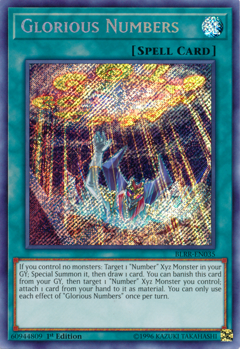 Glorious Numbers [BLRR-EN035] Secret Rare | The CG Realm