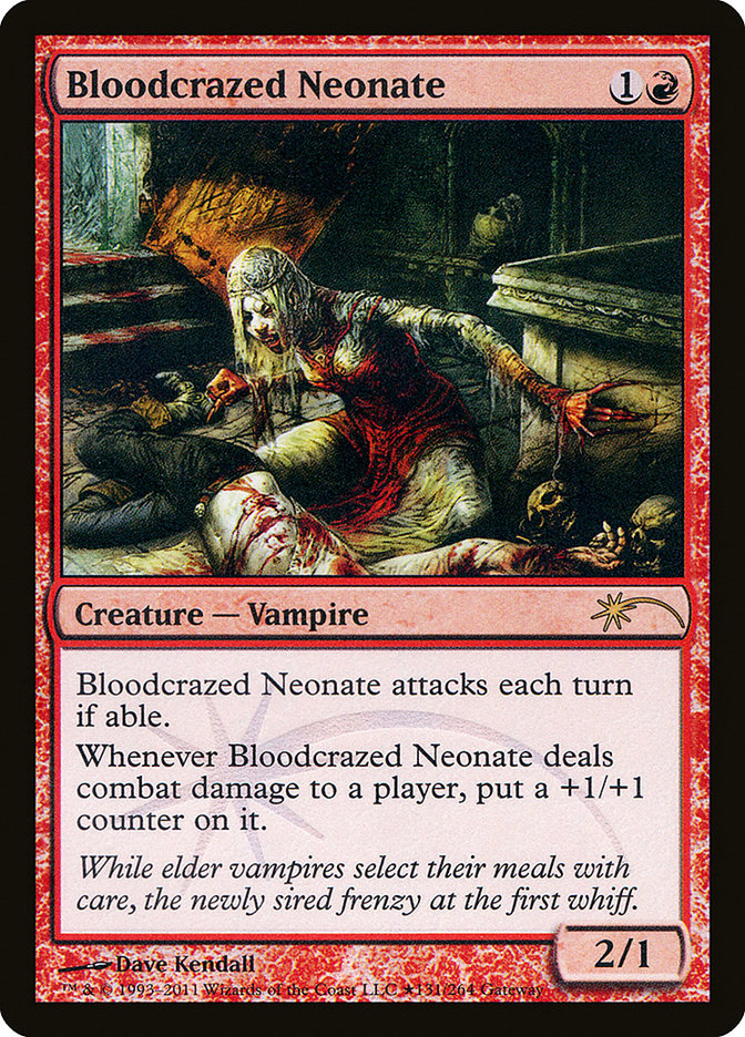Bloodcrazed Neonate [Wizards Play Network 2011] | The CG Realm