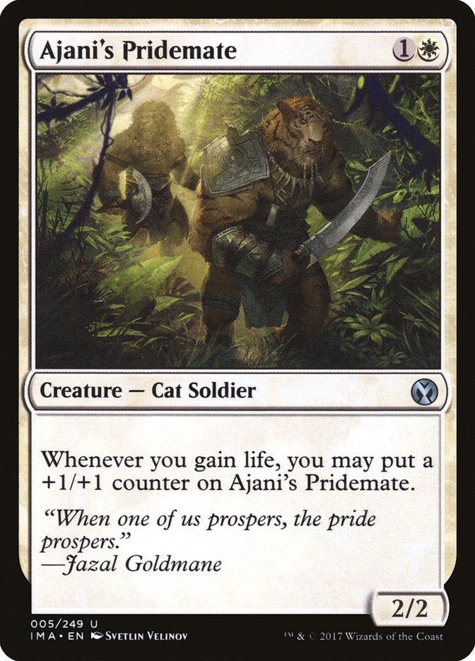 Ajani's Pridemate [Iconic Masters] | The CG Realm