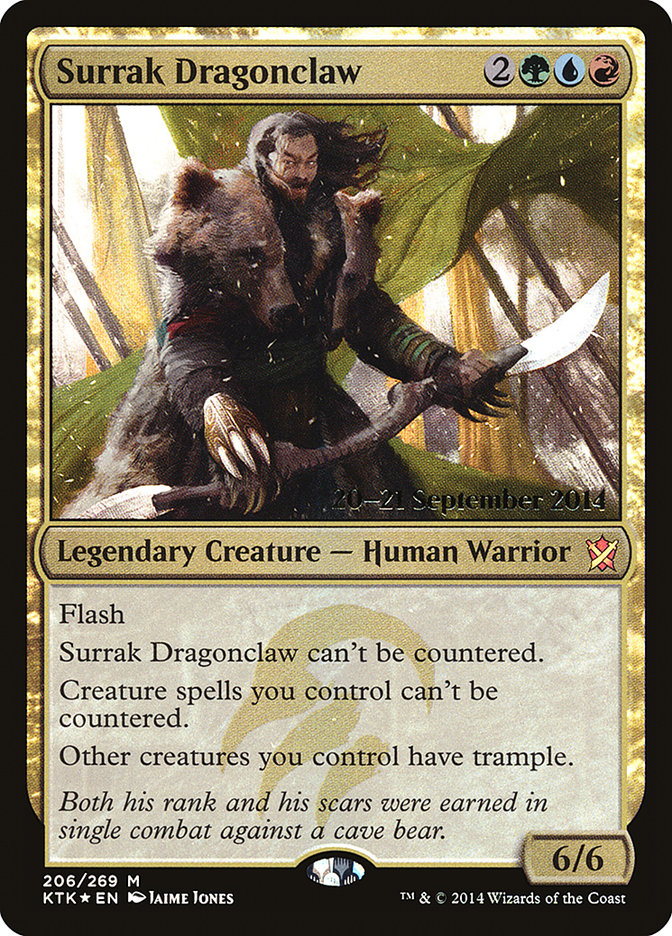 Surrak Dragonclaw [Khans of Tarkir Prerelease Promos] | The CG Realm