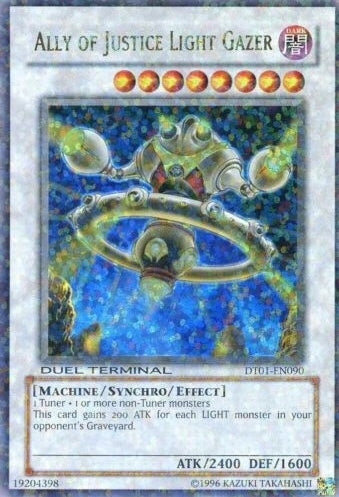 Ally of Justice Light Gazer [DT01-EN090] Ultra Rare | The CG Realm