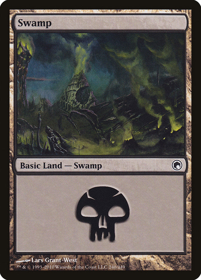 Swamp (240) [Scars of Mirrodin] | The CG Realm
