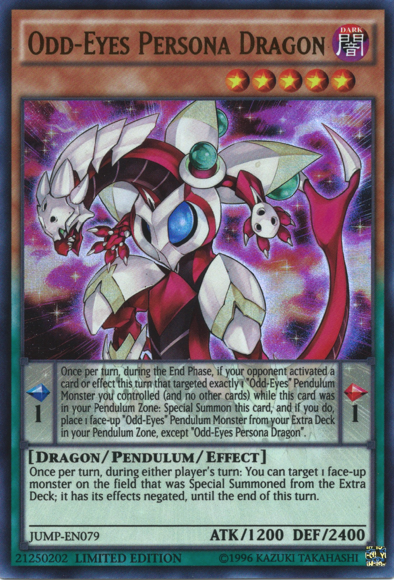 Odd-Eyes Persona Dragon [JUMP-EN079] Ultra Rare | The CG Realm