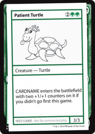 Patient Turtle (2021 Edition) [Mystery Booster Playtest Cards] | The CG Realm