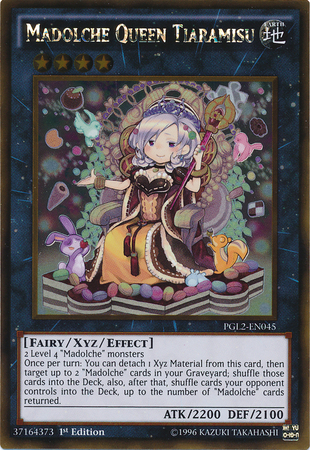 Madolche Queen Tiaramisu [PGL2-EN045] Gold Rare | The CG Realm